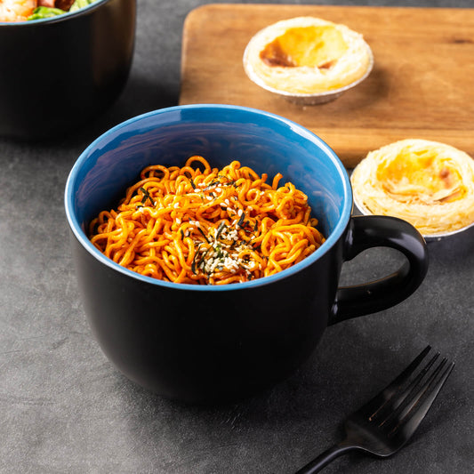 AmorArc Jumbo Coffee Mugs Set of 4- BLUE