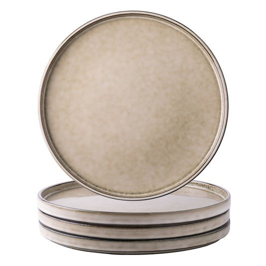 GBHOME Stoneware Plates Set of 4, 8.0 Inch Plates