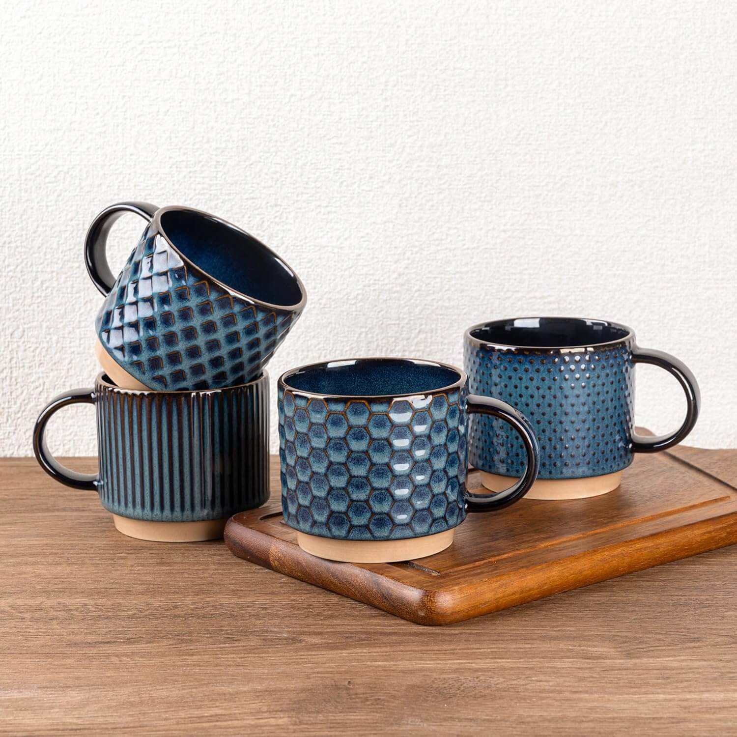 Waitrose Stackable Mugs GBhome 12 OZ Stackable Coffee Mugs – GBhome-Tableware